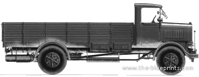 Tank Lancia Truck (1938) - drawings, dimensions, pictures