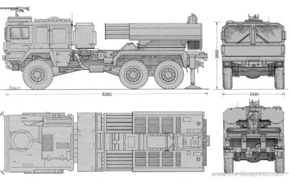 Tank Lars 110 SF - drawings, dimensions, figures
