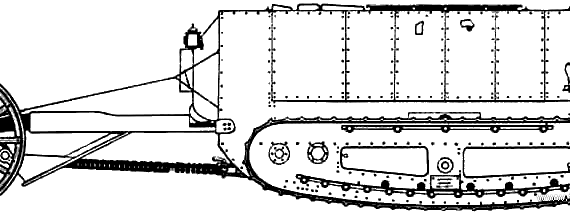 Little Willie Tank - drawings, dimensions, pictures