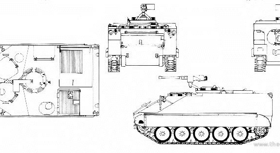 Танк Lynx - чертежи, габариты, рисунки