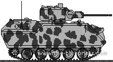 Tank M113 AIFV - drawings, dimensions, figures