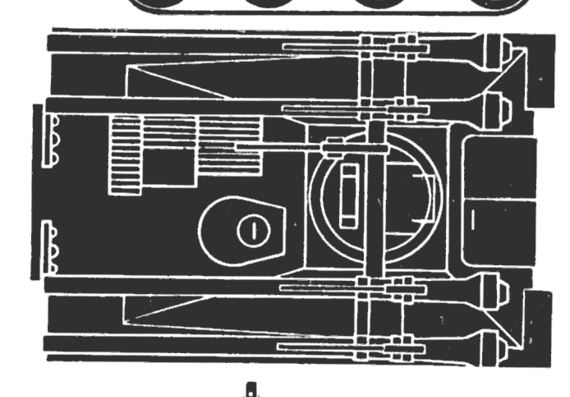 Tank M50 Ontos - drawings, dimensions, figures