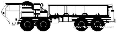 Танк M977 Cargo Truck - чертежи, габариты, рисунки