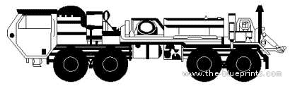 Танк M983 Tractor - чертежи, габариты, рисунки