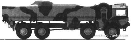 Tank MAN LKW 10t GL 8x8 - drawings, dimensions, figures