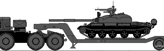 Tank MAZ-537 - drawings, dimensions, figures