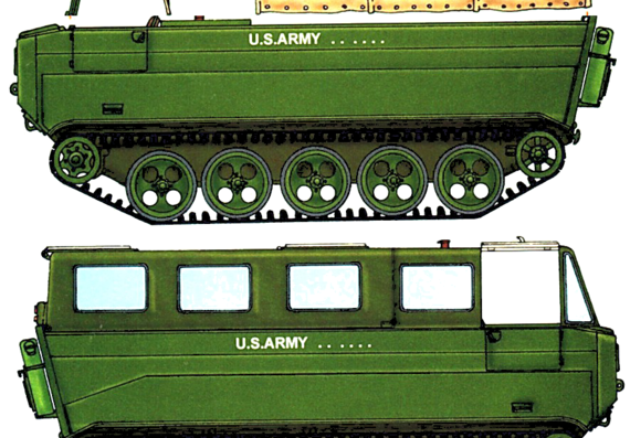 Tank MC-116 Husky - drawings, dimensions, figures