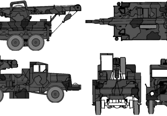 Tank Magirus-Deutz 5t Crane - drawings, dimensions, pictures