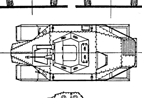 Tank Manfred Weiss 39M Csaba - drawings, dimensions, pictures