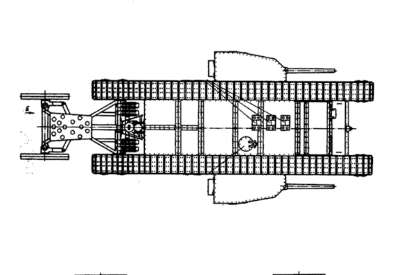 Tank Mark I (1916) - drawings, dimensions, pictures