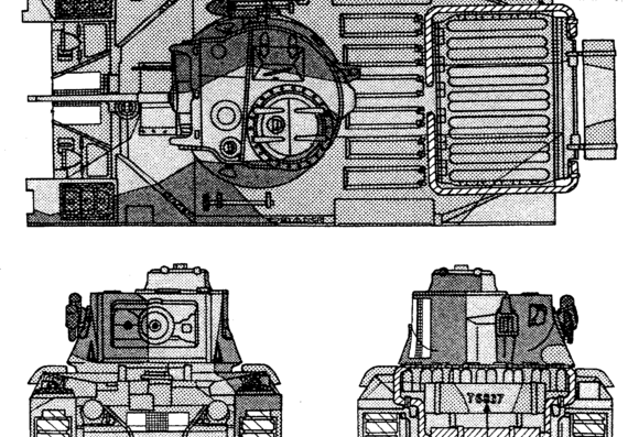 Matilda tank - drawings, dimensions, pictures