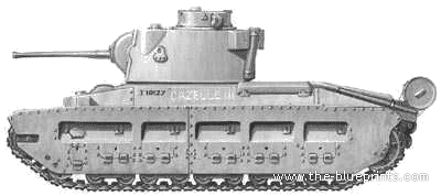 Matilda I tank - drawings, dimensions, pictures