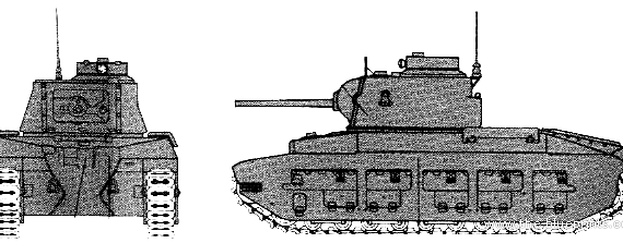 Matilda Mk.III Infantry Tank - drawings, dimensions, pictures
