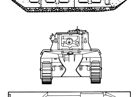 Matlda tank - drawings, dimensions, pictures