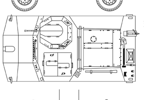 Morris Mk.II tank - drawings, dimensions, figures