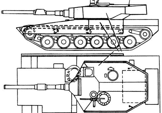 Tank NKPz - drawings, dimensions, figures