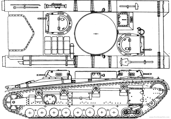 Neubaufahrzeug tank - drawings, dimensions, pictures