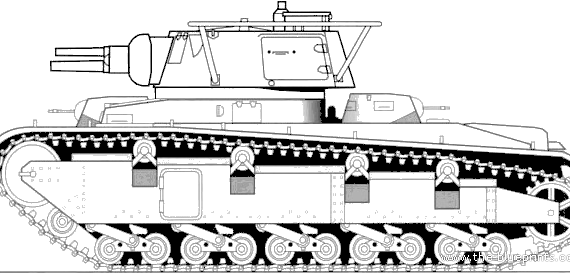 Tank Neubaufahrzeug Rhoinmatall Turret - drawings, dimensions, pictures