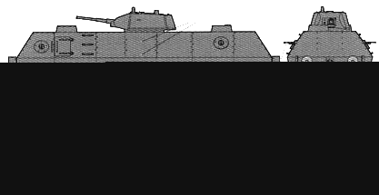Танк OB-3 Armored Train Car - чертежи, габариты, рисунки