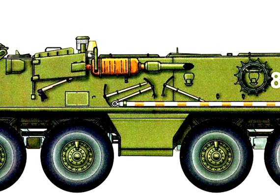 Tank OT-64 - drawings, dimensions, figures