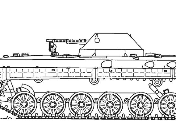 Tank OT-90 - drawings, dimensions, figures