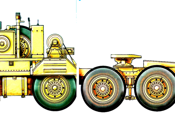 Tank Oshkosh M911 - drawings, dimensions, figures