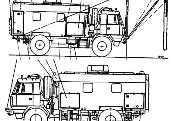 Tank PDZ-2 - drawings, dimensions, figures