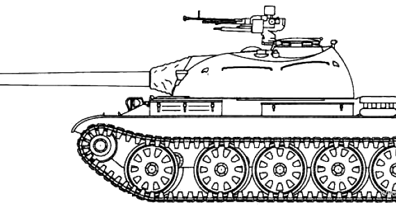 Танк PLA Type 62 - чертежи, габариты, рисунки