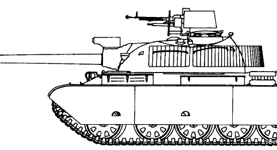 Танк PLA Type 62 II - чертежи, габариты, рисунки