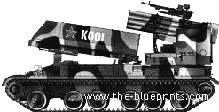 Танк PLA Type 89 122mm MLRS - чертежи, габариты, рисунки