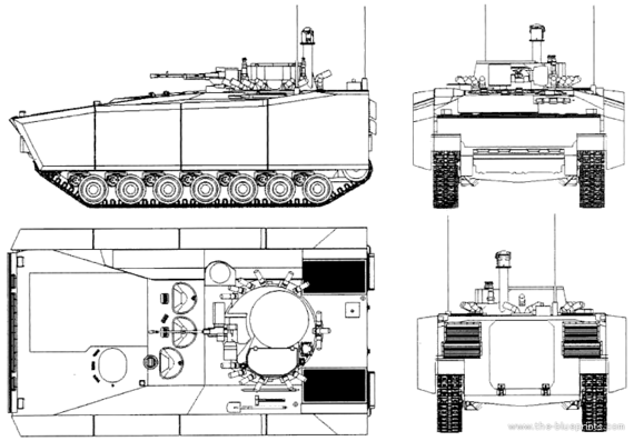 PRP tank - drawings, dimensions, figures