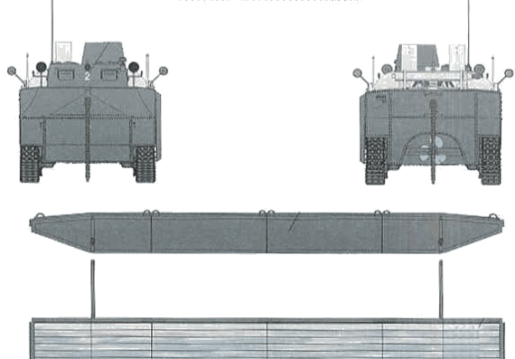Танк Pantzer Ferry LWS Prototype - чертежи, габариты, рисунки