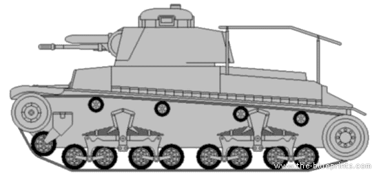 Танк Panzerbefehlswagen 35(t) - чертежи, габариты, рисунки