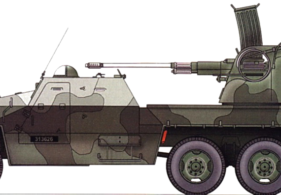 Tank Praga V3S ASV - drawings, dimensions, figures