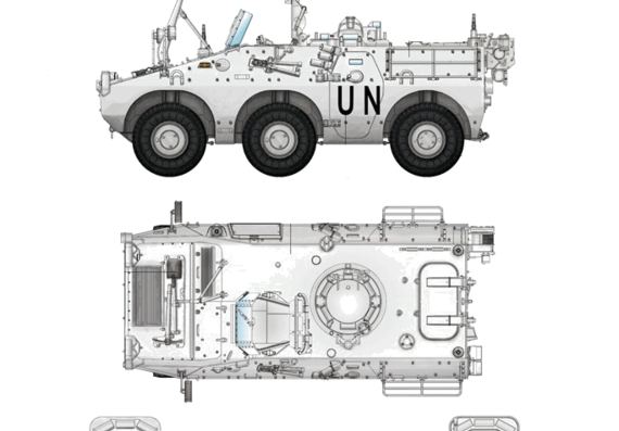 Танк Puma 6x6 IFV - чертежи, габариты, рисунки