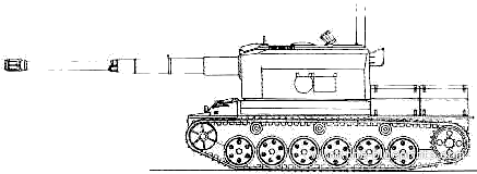 Tank PzK 68 - drawings, dimensions, pictures