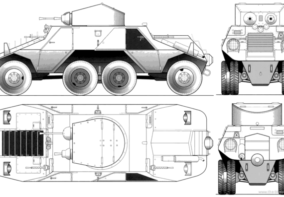 Tank Pz.Kpfw. ADGZ - drawings, dimensions, figures