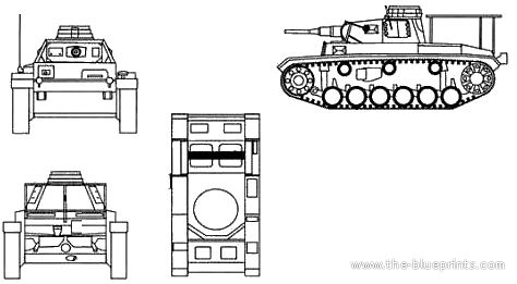 Танк Pz.Kpfw. III Ausf.E - чертежи, габариты, рисунки