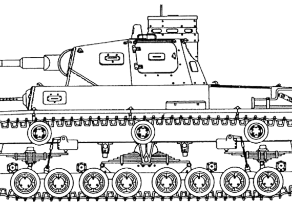 Tank Pz.Kpfw. III Ausf C - drawings, dimensions, figures