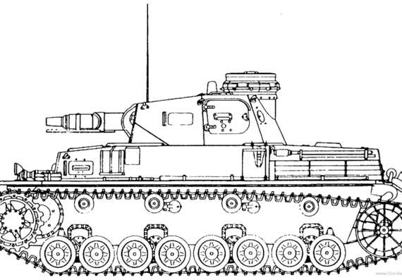 Танк Pz.Kpfw. IV Ausf C - чертежи, габариты, рисунки