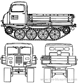 Tank RSO Raupenschlepper Ost - drawings, dimensions, figures