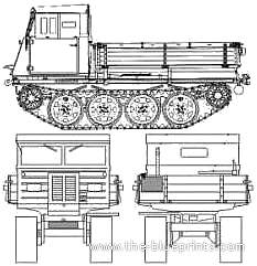 Танк RSO Raupenschlepper Ost Type 3 - чертежи, габариты, рисунки
