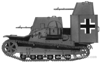 Renault UE tank - drawings, dimensions, pictures