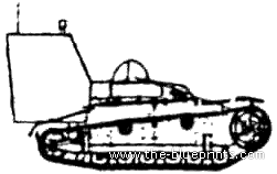 Танк Renault UE Command Vehicle - чертежи, габариты, рисунки