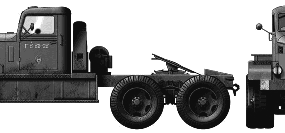 Tank Reo 28XS 6x4 - drawings, dimensions, figures