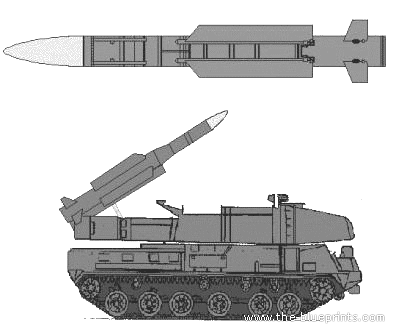Tank SA-11 Gadfly - drawings, dimensions, figures
