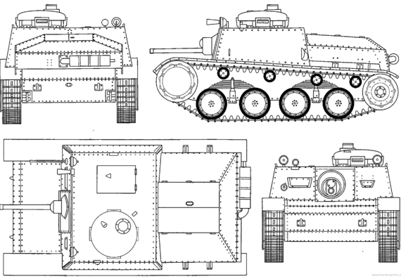 SIJ tank - drawings, dimensions, figures