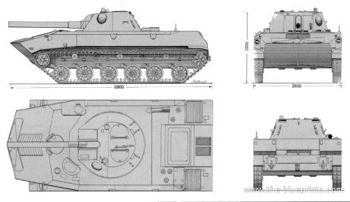 Tank SO 120 - drawings, dimensions, figures