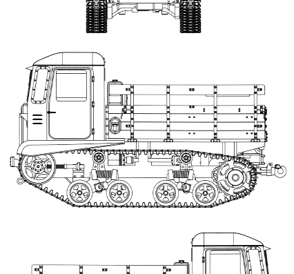 Танк STZ-5 - чертежи, габариты, рисунки