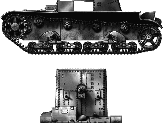 Танк SU-26 - чертежи, габариты, рисунки